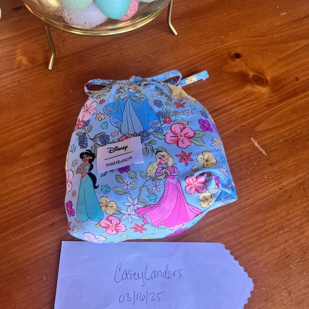 Posh Peanut Disney Princess Floral Crib Sheet